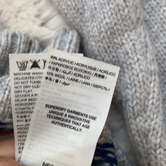 SuperDry Vintage Nordic Knit - small - Picture 9 of 16